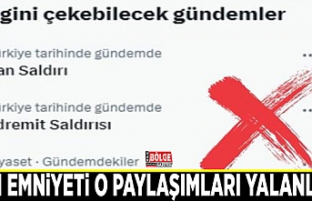 Van Emniyeti o paylaşımları yalanladı