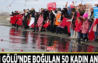 Van Gölü’nde boğulan 50 kadın anıldı