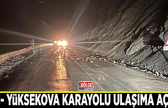 Van- Yüksekova karayolu ulaşıma açıldı