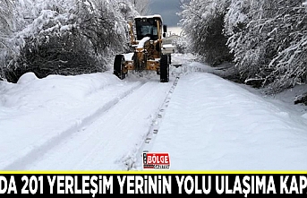 Van’da 201 yerleşim yerinin yolu ulaşıma kapandı