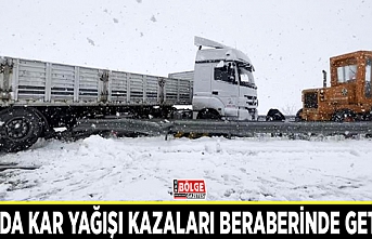 Van’da kar yağışı kazaları beraberinde getirdi