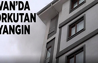 Van’da korkutan yangın