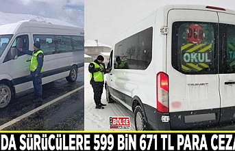 Van’da sürücülere 599 bin 671 TL idari para cezası…