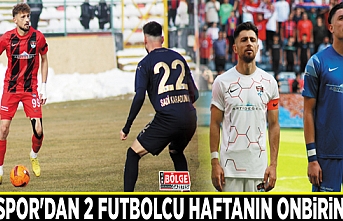 Vanspor'dan 2 futbolcu haftanın onbirinde...