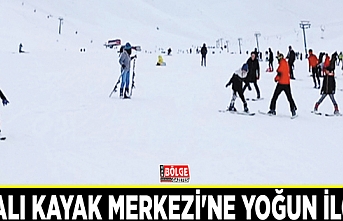 Abalı Kayak Merkezi'ne yoğun ilgi...