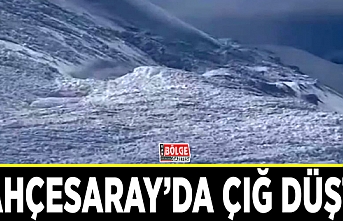 Bahçesaray’da çığ düştü