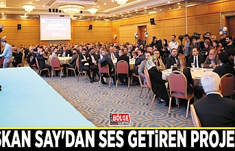 Başkan Say'dan ses getiren projeler