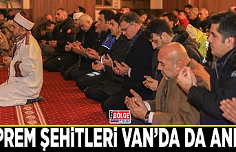 Deprem şehitleri Van’da da anıldı