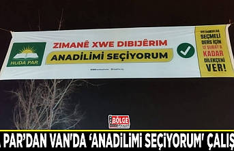 HÜDA PAR’dan Van'da ‘Anadilimi Seçiyorum' çalışması