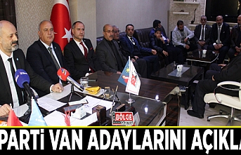 İyi Parti Van adaylarını açıkladı