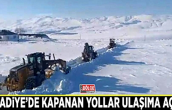 Muradiye’de kapanan yollar ulaşıma açıldı