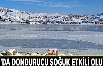 Van'da dondurucu soğuk etkili oluyor