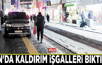 Van'da kaldırım işgalleri bıktırdı