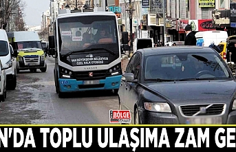 Van'da toplu ulaşıma zam geldi