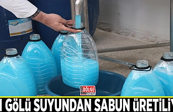 Van Gölü suyundan sabun üretiliyor