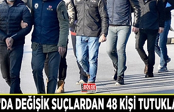 Van’da değişik suçlardan 48 kişi tutuklandı