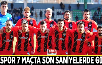 Vanspor 7 maçta son saniyelerde güldü