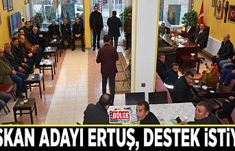 Başkan Adayı Ertuş, destek istiyor