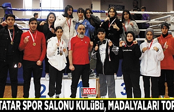 Nur Tatar Spor Salonu Kulübü, madalyaları topladı