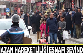 Ramazan hareketliliği esnafı sevindirdi