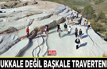 Pamukkale değil Başkale travertenleri