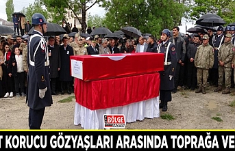 Şehit korucu gözyaşları arasında toprağa verildi