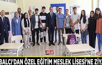 Van Balcı’dan Özel Eğitim Meslek Lisesi’ne ziyaret