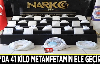 Van'da 41 kilo metamfetamin ele geçirildi