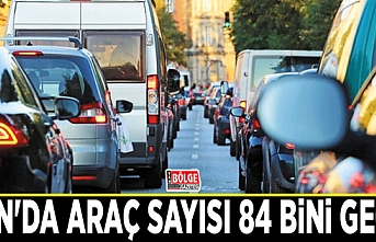 Van'da araç sayısı 84 bini geçti