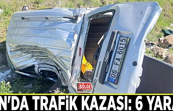 Van'da trafik kazası: 6 yaralı