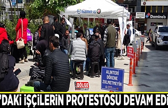 Van'daki işçilerin protestosu devam ediyor