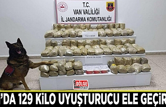 Van’da 129 kilo uyuşturucu ele geçirildi