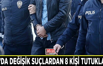 Van’da değişik suçlardan 8 kişi tutuklandı