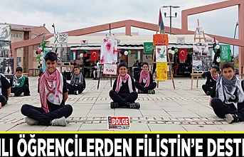 Vanlı öğrencilerden Filistin’e destek…