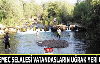 Dönemeç Şelalesi vatandaşların uğrak yeri oldu