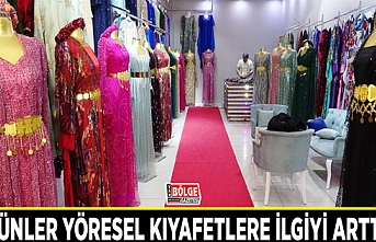 Düğünler yöresel kıyafetlere ilgiyi arttırdı