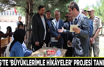 Erciş'te 'Büyüklerimle Hikâyeler' projesi tanıtıldı