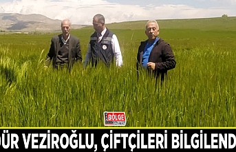 Müdür Veziroğlu, çiftçileri bilgilendirdi