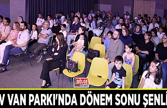 TEGV Van Parkı'nda dönem sonu şenliği...