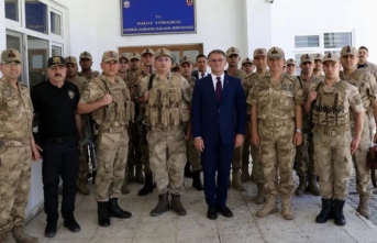 Vali Balcı’dan Başkale Jandarma Tabur Komutanlığı'na ziyaret...