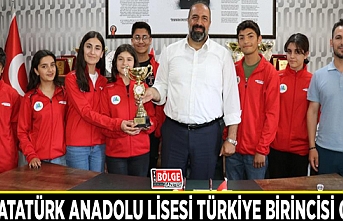 Van Atatürk Anadolu Lisesi Türkiye birincisi oldu