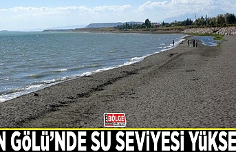 Van Gölü’nde su seviyesi yükseldi