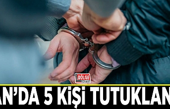 Van’da 5 kişi tutuklandı