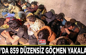 Van’da bir ayda 859 düzensiz göçmen yakalandı