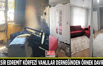 Balıkesir Edremit Körfezi Vanlılar Derneğinden örnek davranış…