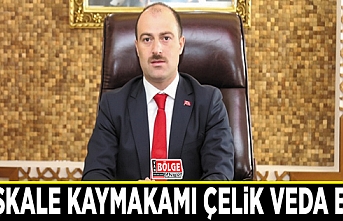 Başkale Kaymakamı Çelik veda etti