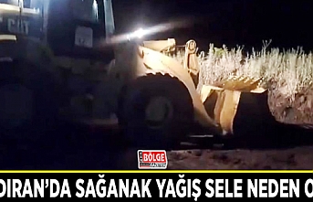 Çaldıran’da sağanak yağış sele neden oldu