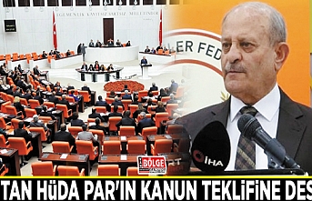 KAF'tan HÜDA PAR'ın kanun teklifine destek