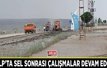 Özalp’ta sel sonrası çalışmalar devam ediyor