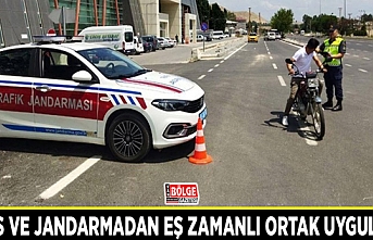 Polis ve jandarmadan eş zamanlı ortak uygulama